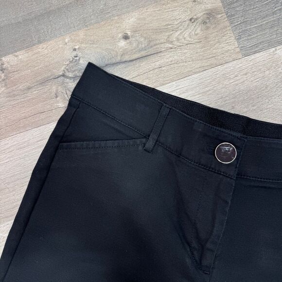 Counterparts Petite Flat Front Stretch Bermuda Walking Shorts Black 4P - Picture 5 of 12